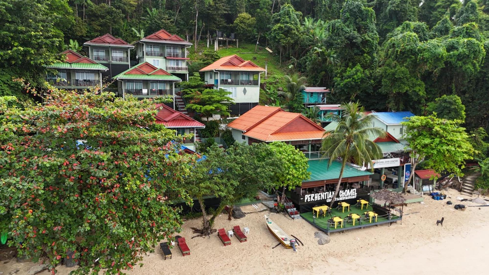 Perhentian Chomel Chalet Екстериор снимка